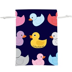 Duck Pattern Lightweight Drawstring Pouch (xl)