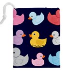 Duck Pattern Drawstring Pouch (4XL) Back