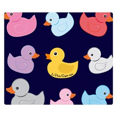 Duck Pattern Premium Plush Fleece Blanket (small) by NerdySparkleGoth