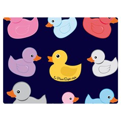 Duck Pattern Premium Plush Fleece Blanket (extra Small) by NerdySparkleGoth