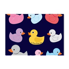 Duck Pattern Crystal Sticker (a4) by NerdySparkleGoth