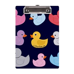 Duck Pattern A5 Acrylic Clipboard