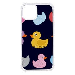 Duck Pattern Iphone 14 Tpu Uv Print Case by NerdySparkleGoth