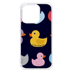 Duck Pattern Iphone 14 Pro Tpu Uv Print Case by NerdySparkleGoth