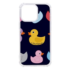 Duck Pattern Iphone 13 Pro Tpu Uv Print Case by NerdySparkleGoth