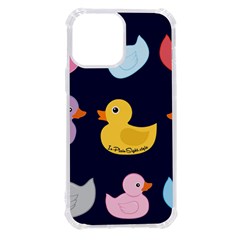 Duck Pattern Iphone 13 Pro Max Tpu Uv Print Case