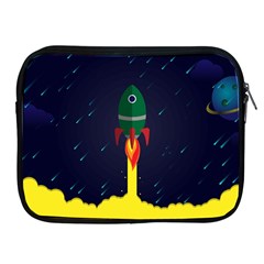 Rocket Halftone Astrology Astronaut Apple Ipad 2/3/4 Zipper Cases by Bangk1t