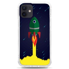 Rocket Halftone Astrology Astronaut Iphone 12 Mini Tpu Uv Print Case	 by Bangk1t