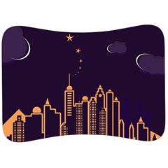 Skyscraper Town Urban Towers Velour Seat Head Rest Cushion by Bangk1t