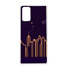 Skyscraper Town Urban Towers Samsung Galaxy Note 20 Tpu Uv Case by Bangk1t