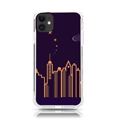 Skyscraper Town Urban Towers Iphone 11 Tpu Uv Print Case by Bangk1t