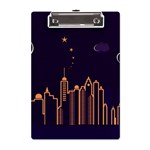 Skyscraper Town Urban Towers A5 Acrylic Clipboard Front