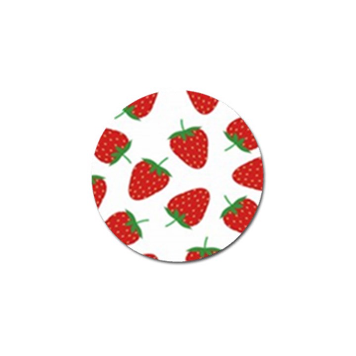 Seamless Pattern Fresh Strawberry Golf Ball Marker (4 pack)