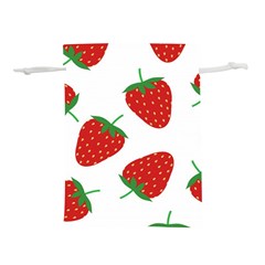 Seamless Pattern Fresh Strawberry Lightweight Drawstring Pouch (s) by Bangk1t