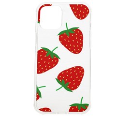 Seamless Pattern Fresh Strawberry Iphone 12 Pro Max Tpu Uv Print Case by Bangk1t