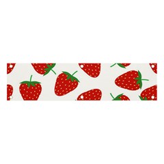 Seamless Pattern Fresh Strawberry Banner And Sign 4  X 1  by Bangk1t