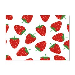 Seamless Pattern Fresh Strawberry Crystal Sticker (a4) by Bangk1t