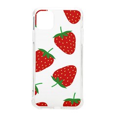 Seamless Pattern Fresh Strawberry Iphone 11 Pro Max 6 5 Inch Tpu Uv Print Case by Bangk1t