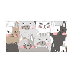 Cute Cats Seamless Pattern Yoga Headband by Bangk1t