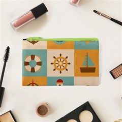 Nautical Elements Collection Cosmetic Bag (xs) by Bangk1t