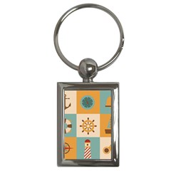 Nautical Elements Collection Key Chain (rectangle) by Bangk1t