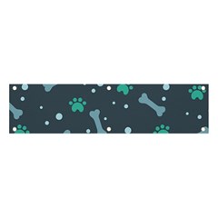 Bons Foot Prints Pattern Background Banner And Sign 4  X 1  by Bangk1t