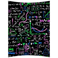 Math Linear Mathematics Education Circle Background Back Support Cushion by Bangk1t