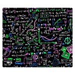 Math Linear Mathematics Education Circle Background Premium Plush Fleece Blanket (Small) 50 x40  Blanket Front