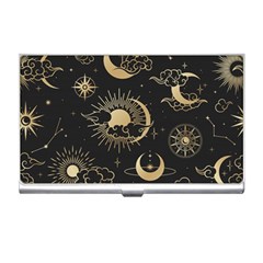 Asian Seamless Pattern With Clouds Moon Sun Stars Vector Collection Oriental Chinese Japanese Korean Business Card Holder by Bangk1t