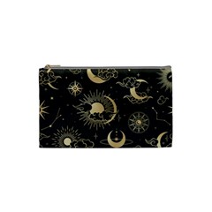 Asian Seamless Pattern With Clouds Moon Sun Stars Vector Collection Oriental Chinese Japanese Korean Cosmetic Bag (small) by Bangk1t