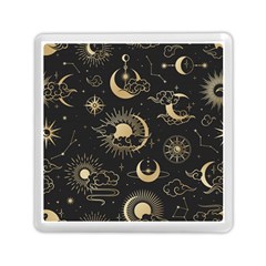 Asian Seamless Pattern With Clouds Moon Sun Stars Vector Collection Oriental Chinese Japanese Korean Memory Card Reader (square) by Bangk1t