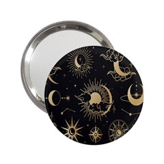 Asian-set With Clouds Moon-sun Stars Vector Collection Oriental Chinese Japanese Korean Style 2 25  Handbag Mirrors by Bangk1t