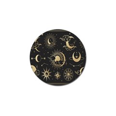 Asian-set With Clouds Moon-sun Stars Vector Collection Oriental Chinese Japanese Korean Style Golf Ball Marker by Bangk1t