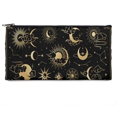 Asian-set With Clouds Moon-sun Stars Vector Collection Oriental Chinese Japanese Korean Style Pencil Case by Bangk1t