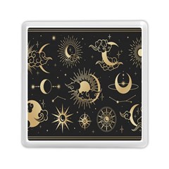 Asian-set With Clouds Moon-sun Stars Vector Collection Oriental Chinese Japanese Korean Style Memory Card Reader (square) by Bangk1t