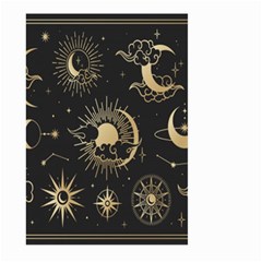 Asian-set With Clouds Moon-sun Stars Vector Collection Oriental Chinese Japanese Korean Style Large Garden Flag (two Sides) by Bangk1t