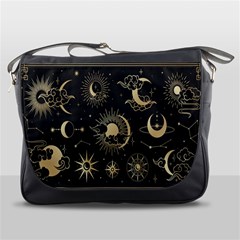 Asian-set With Clouds Moon-sun Stars Vector Collection Oriental Chinese Japanese Korean Style Messenger Bag by Bangk1t