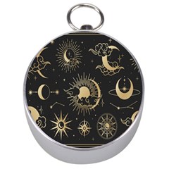 Asian-set With Clouds Moon-sun Stars Vector Collection Oriental Chinese Japanese Korean Style Silver Compasses by Bangk1t