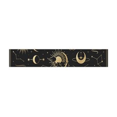 Asian-set With Clouds Moon-sun Stars Vector Collection Oriental Chinese Japanese Korean Style Premium Plush Fleece Scarf (mini) by Bangk1t