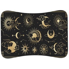 Asian-set With Clouds Moon-sun Stars Vector Collection Oriental Chinese Japanese Korean Style Velour Seat Head Rest Cushion by Bangk1t