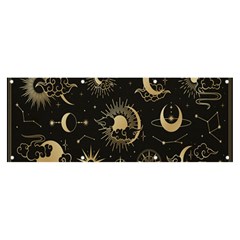 Asian-set With Clouds Moon-sun Stars Vector Collection Oriental Chinese Japanese Korean Style Banner And Sign 8  X 3  by Bangk1t