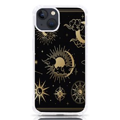 Asian-set With Clouds Moon-sun Stars Vector Collection Oriental Chinese Japanese Korean Style Iphone 13 Tpu Uv Print Case by Bangk1t