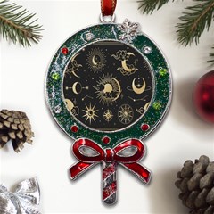 Asian-set With Clouds Moon-sun Stars Vector Collection Oriental Chinese Japanese Korean Style Metal X mas Lollipop With Crystal Ornament by Bangk1t