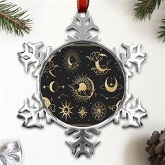 Asian-set With Clouds Moon-sun Stars Vector Collection Oriental Chinese Japanese Korean Style Metal Small Snowflake Ornament by Bangk1t