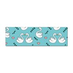 Elegant Swan Pattern Design Sticker Bumper (100 pack) Front