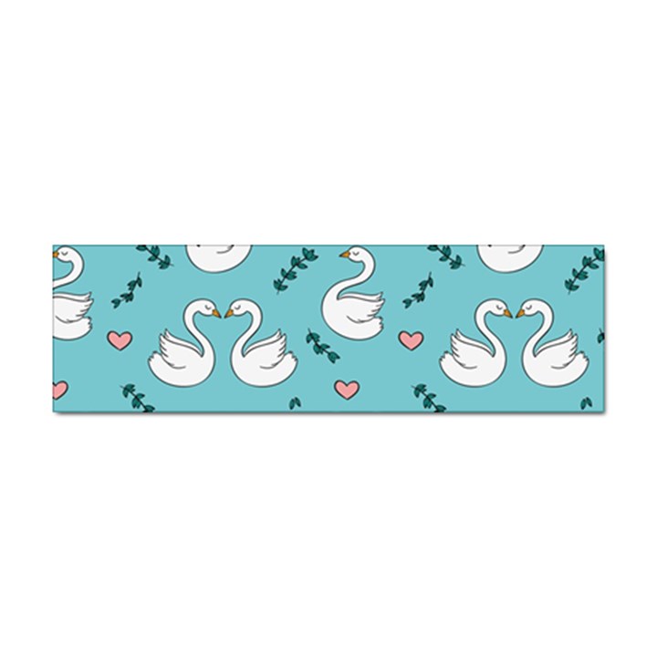 Elegant Swan Pattern Design Sticker Bumper (100 pack)