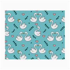 Elegant Swan Pattern Design Small Glasses Cloth