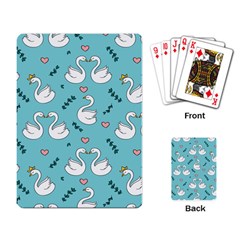 Elegant Swan Pattern Design Playing Cards Single Design (Rectangle)