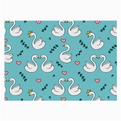 Elegant Swan Pattern Design Large Glasses Cloth by Bangk1t