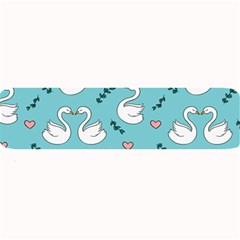 Elegant Swan Pattern Design Large Bar Mat